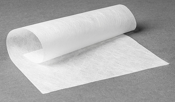Fine-Denier-Spinnvlies aus PET/PE für Trockenbeutel von Freudenberg Performance Materials.