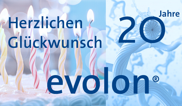 Herzlichen Glückwunsch 20 Jahre Evolon®