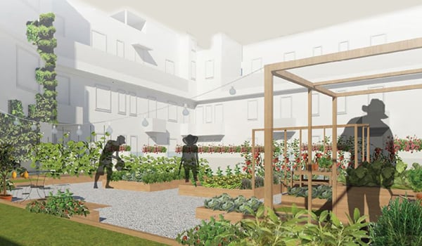 Green roofing